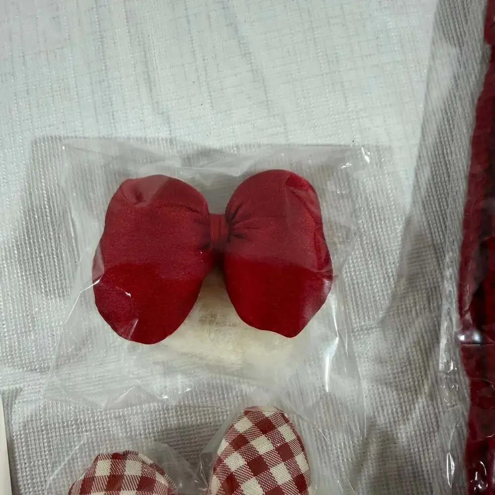 Zology Red & White Holiday Pet Accessory Set - Size Large - New with Box lg